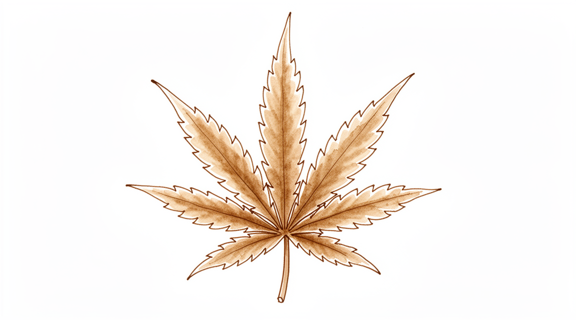 A cannabis leaf.