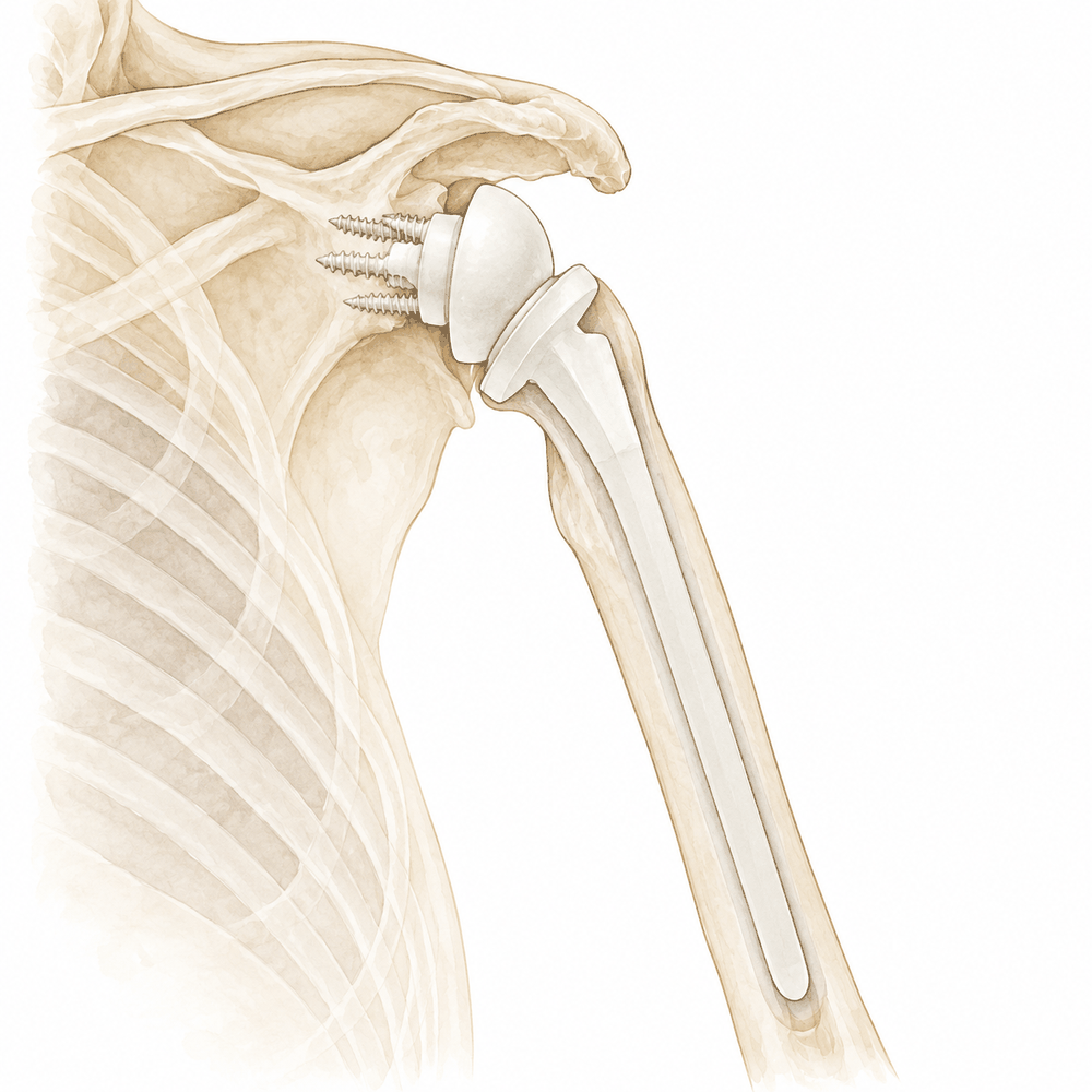 Illustration: Revision shoulder replacement
