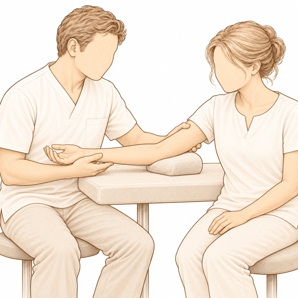 Illustration: Stiff Elbow Release (Arthrolysis)